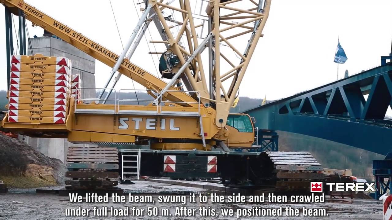 Steil Using its Terex Cranes Superlift 3800 crawler crane for Some