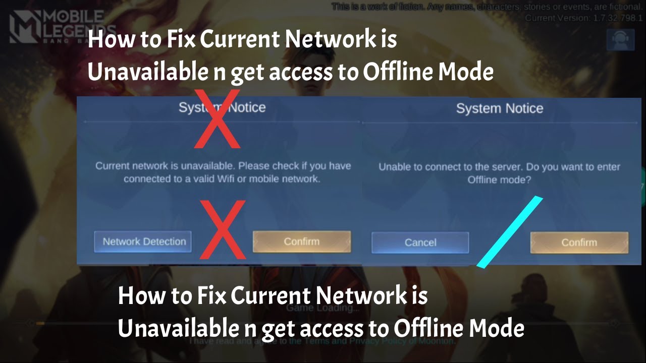 How to Unlock Offline Mode Mobile legends || How to Have Offline mode ...