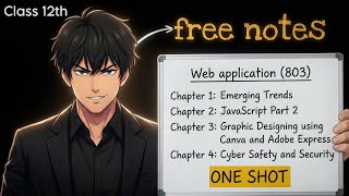 Web Application (Code 803) Class 12 One Shot |Complete Syllabus Revision | All Chapters | CBSE 2026  screenshot 3