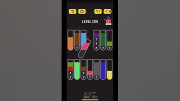 Water Sort puzzle level 1319 | AYU Gamester #shorts