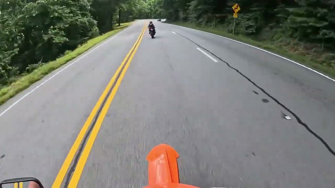 Blood Mountain and Wolf Pen Gap on a Dual Sport KTM w/ Knobby Tires!