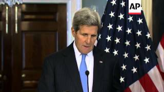 Kerry and Hammond on Ebola crisis and advance of Islamic State militants