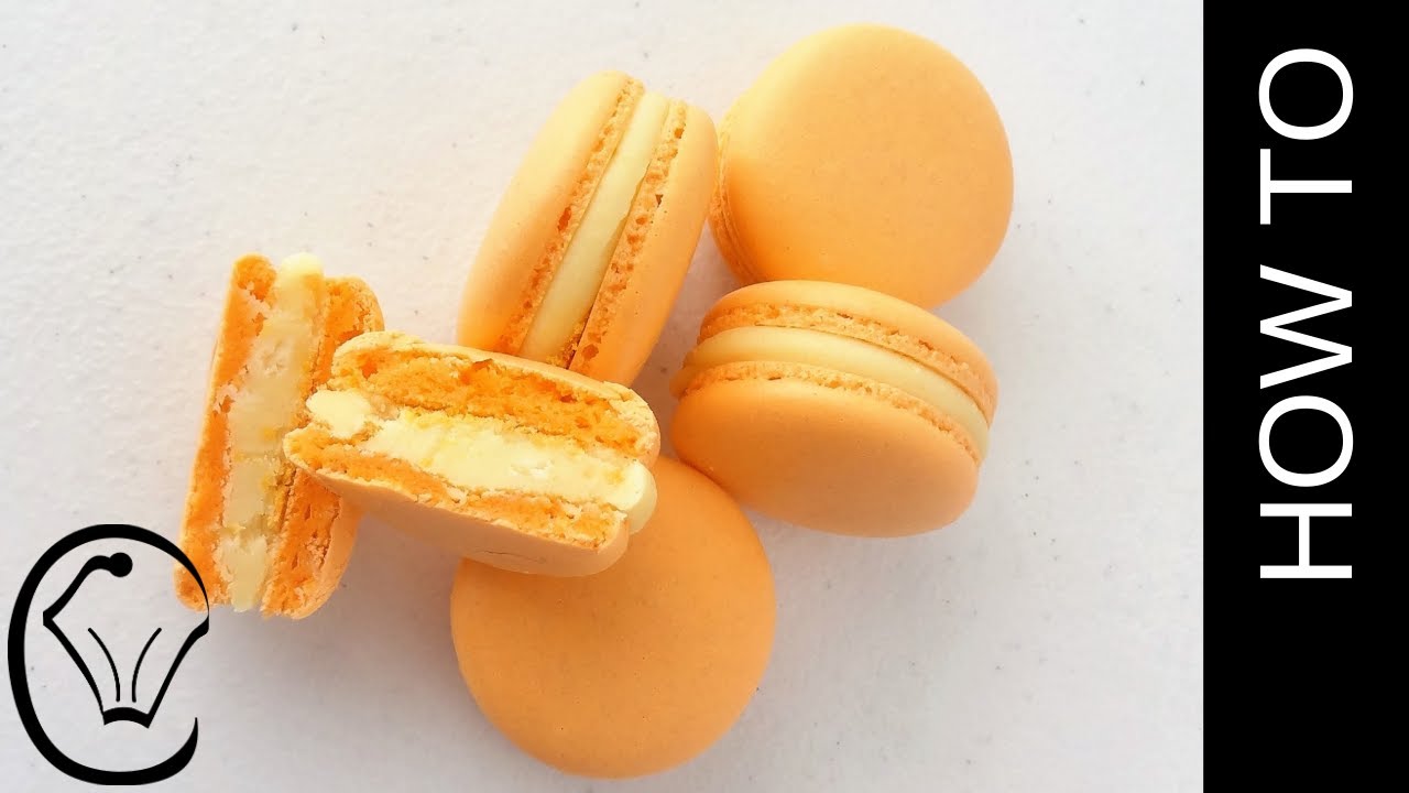 ⁣Mango French Macarons No Resting Needed by Cupcake Savvy's Kitchen
