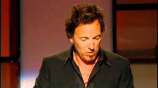 Bruce Springsteen inducts Jackson Browne Rock and Roll Hall of Fame inductions 2004