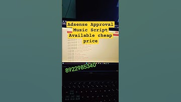 Adsense Approval PHP Music Script | Adsense Approval 100% Guarantee #shorts  #adsense #approval