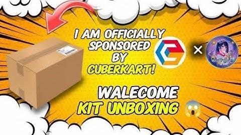  I Got a Welcome Kit from CuberKart! 😍 | Full Unboxing & Review 