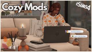 20+ Cozy Sims 4 Mods YOU NEED for AUTUMN | New CAS Background, Cozy Trait, Overrides & More!