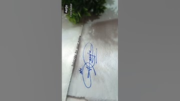 stylish signature for Aarju #signaturestyle #firstkalakar #shorts #sign