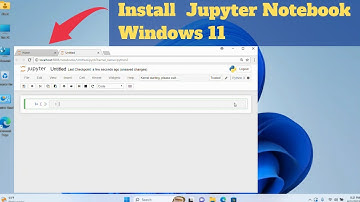How to Install JUPYTER NOTEBOOK in Windows 11