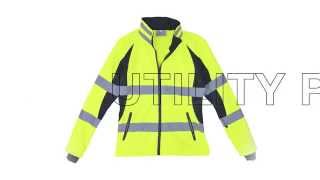 Utility Pro Ladies High Visibility Full Zip Softshell