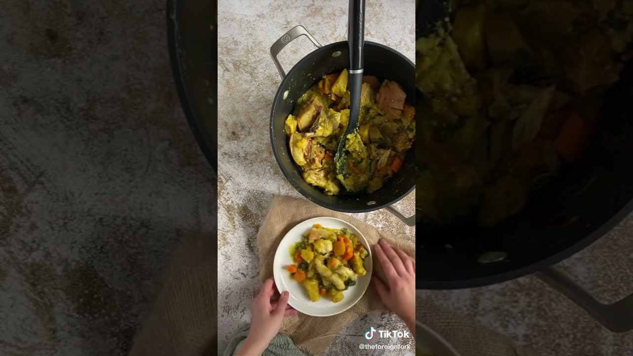Cooking Caribbean Food Greanda Oil Down Grenada Vlog