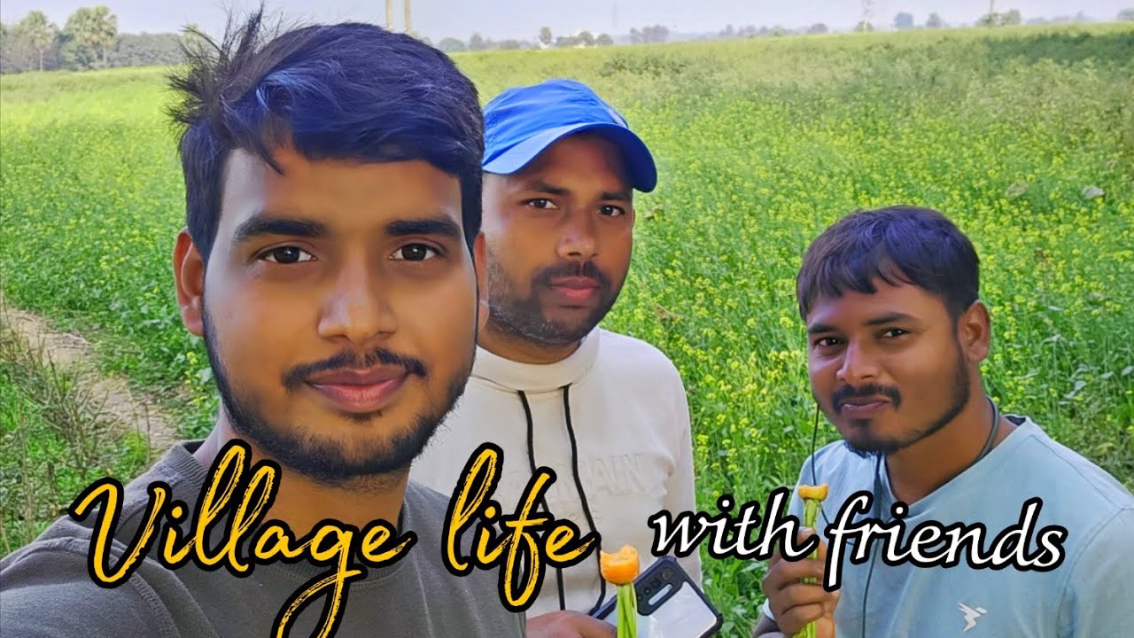 A day in village with Friends 🧡 