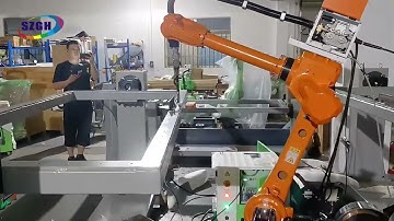 Welding robot double positioner collaborative welding #robot #robotics #industrial #machine #szgh