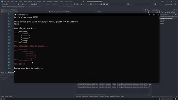 Intro to C#: 8 - Logical Operators and RPS