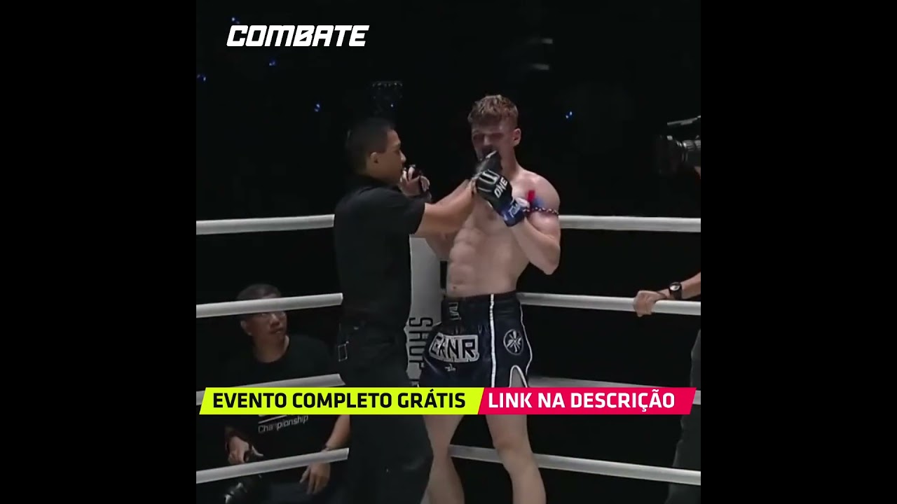 ARGENTINO DESCE A MÃO E NOCAUTEIA NO ONE FRIDAY FIGHTS 40 | #shorts | Combate.globo