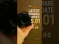 Sony A7 IV Firmware 5.01 Install — No PC Needed! | #sonyalpha7iv  #firmwareupdate
