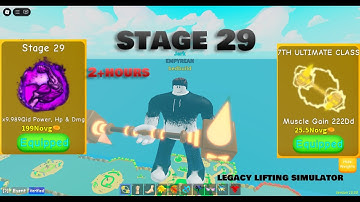 I Got Stage 29 in Legacy Lifting Simulator!