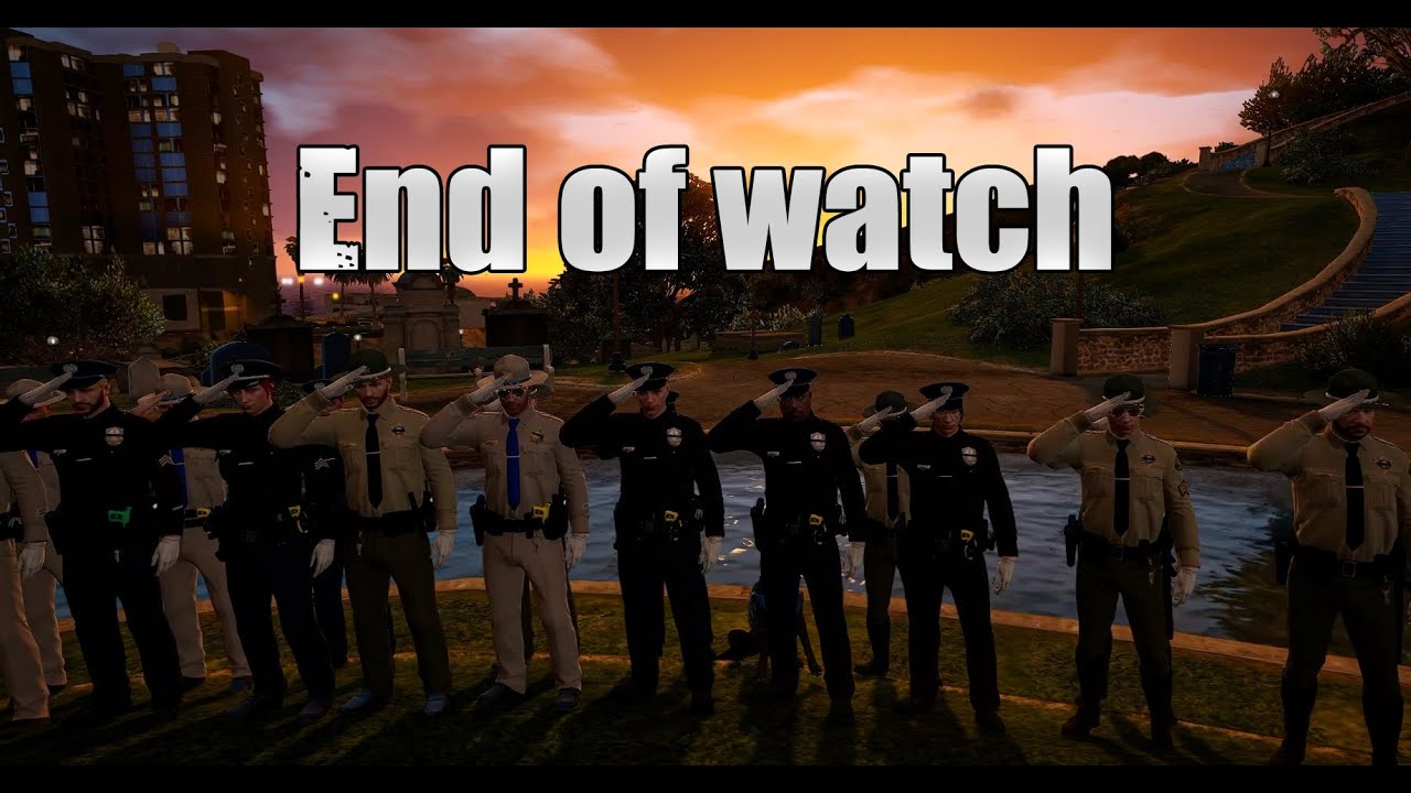 CMRP | 💙 😶 Pohreb Kapitána Jay Riley 💙 | 💙 End of Watch 😶 💙