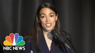 Rep. Ocasio-Cortez Defends Green New Deal In Inaugural Address | NBC News