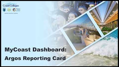 MyCoast Dashboard: Argos Reporting Card