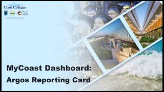 MyCoast Dashboard: Argos Reporting Card