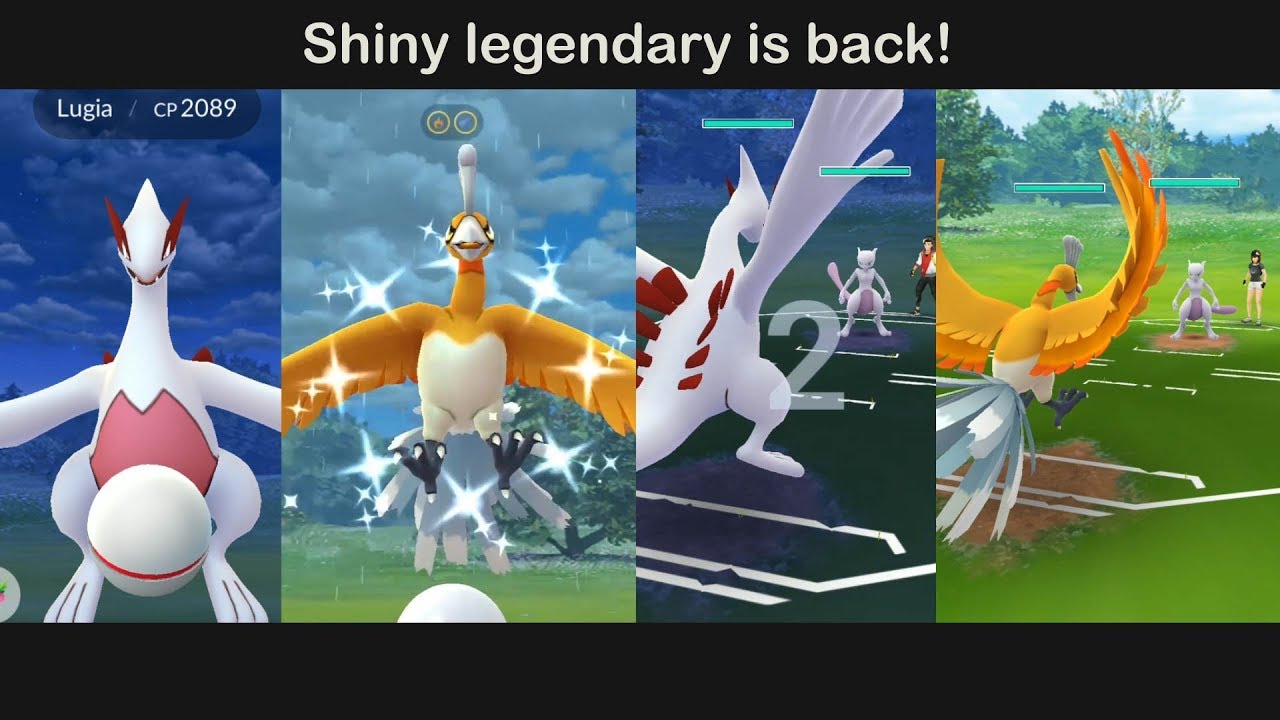 Shiny Lugia and Ho-oh returns in 