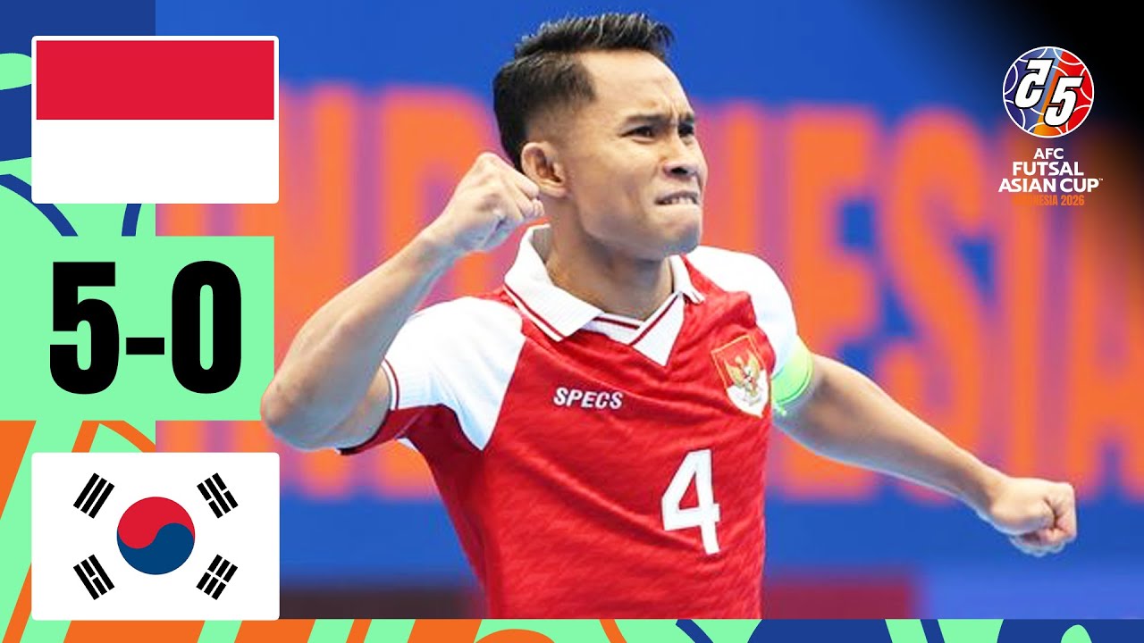 INDONESIA storm to huge opening win! | Indonesia - Korea Republic | Highlights AFC Futsal Asian Cup™