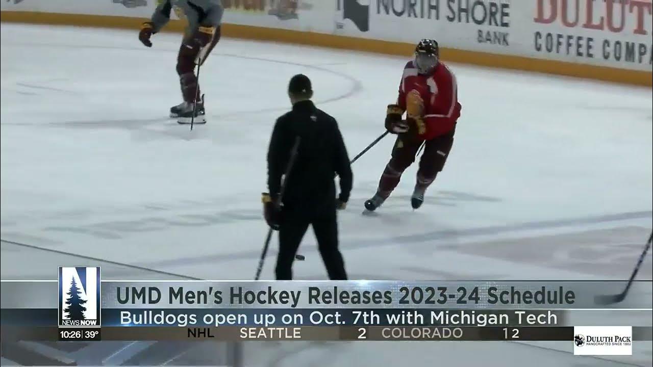 2023 UMD Hockey schedule released YouTube