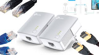 TP LINK AV600 Powerline Starter Kit TL-PA4010 UNBOXING