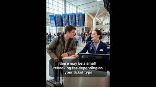 ✈️ How to Rebook a Flight at U.S. Airport | Real English Conversation