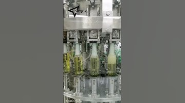 how does beer fill into bottle #machine #beer#glass bottle#filling machine