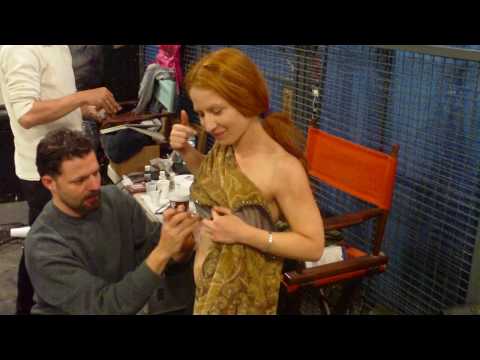 BTS Legend of the Red Reaper - Tara gets her ribs on