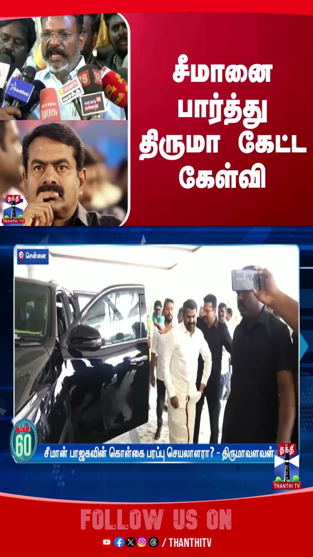 Thirumavalavan || Seeman || Bjp || Ntk