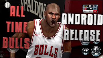 NBA 2K18 RELEASED FOR ANDROID + ALL TIME BULLS GAMEPLAY!!