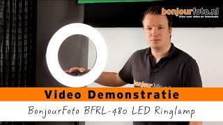 BonjourFoto BFRL-480 Visagie/Foto/Video Ringlamp