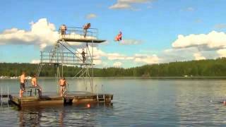 Triple Backflip Belly Flop