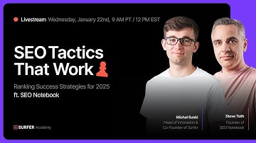 SEO Tactics That Work: Ranking Success Strategies for 2025 (ft. SEO Notebook)