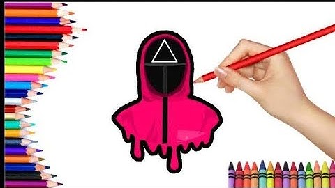 Squid Game Drawing, Painting & Coloring For Kids and Toddlers_ Child Art