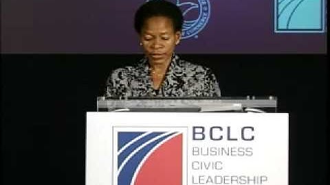 Anna Tibaijuka at the 2009 Global Corporate Citizenship Conference (1 of 3)