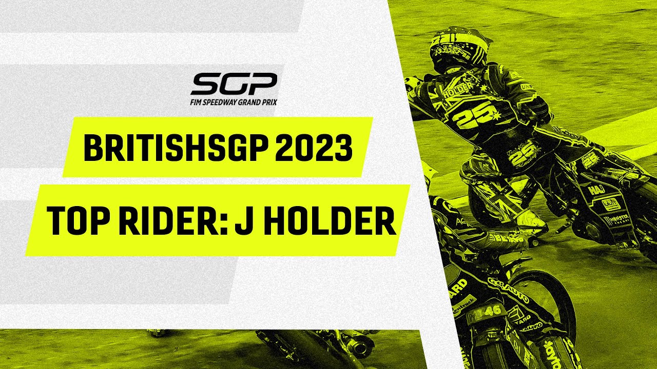 Holder is the Top Rider 🔥 #BritishSGP | FIM Speedway Grand Prix