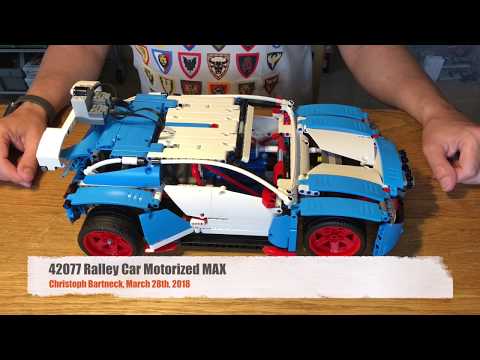 billetpris retort følsomhed Fastest Motorized 42077 LEGO Rally Car - YouTube