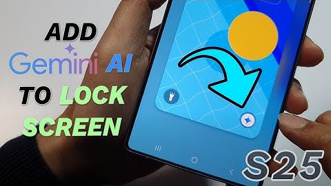 🌟 Add Gemini AI to Lock Screen Shortcuts! (Galaxy S25/S25+/Ultra) 🚀