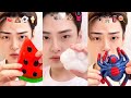 Giant Candy Mukbang ASMR | Colorful Gummy Worms &amp; Sour Treats Compilation #187