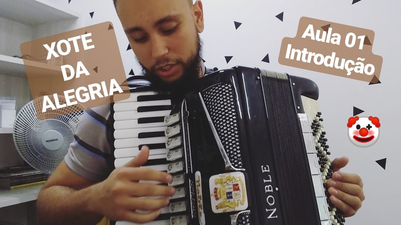 Como tocar XOTE DA ALEGRIA (Falamansa) - Introdução - Aula 01 - Sanfona