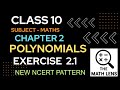 Class 10 Maths Ex-2.1 | Chapter 2 Polynomials | Full Chapter | NCERT CBSE