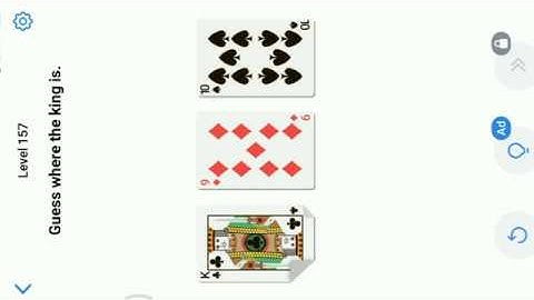 Easy Game Level 157 || Guess Where The King Is.