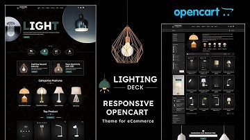 Lighting Deck - Responsive Opencart Theme for eCommerce Website Template - Installation