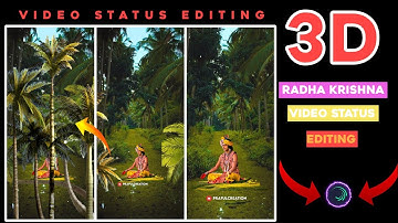 how to make 3D Radha Krishna Video status |AlightMotion in| 3D Radha Krishna Video status editing