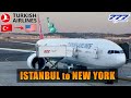 FLIGHT REPORT | Istanbul 🇹🇷 to New York JFK 🇺🇸| Economy Class TURKISH AIRLINES (# 131)