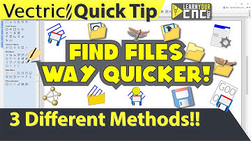 You Are WASTING TIME With Your Files! - Vectric VCarve, Aspire, & Cut2D Quick Tip